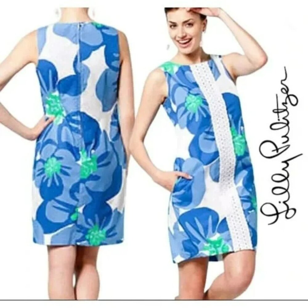 Lilly Pulitzer Worth Classic White Buttercup Shift Dress 2.